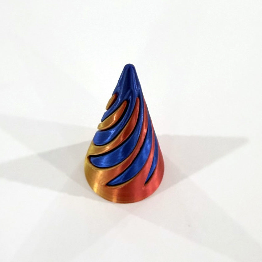 Spiral Cone Fidget - 3D Printed
