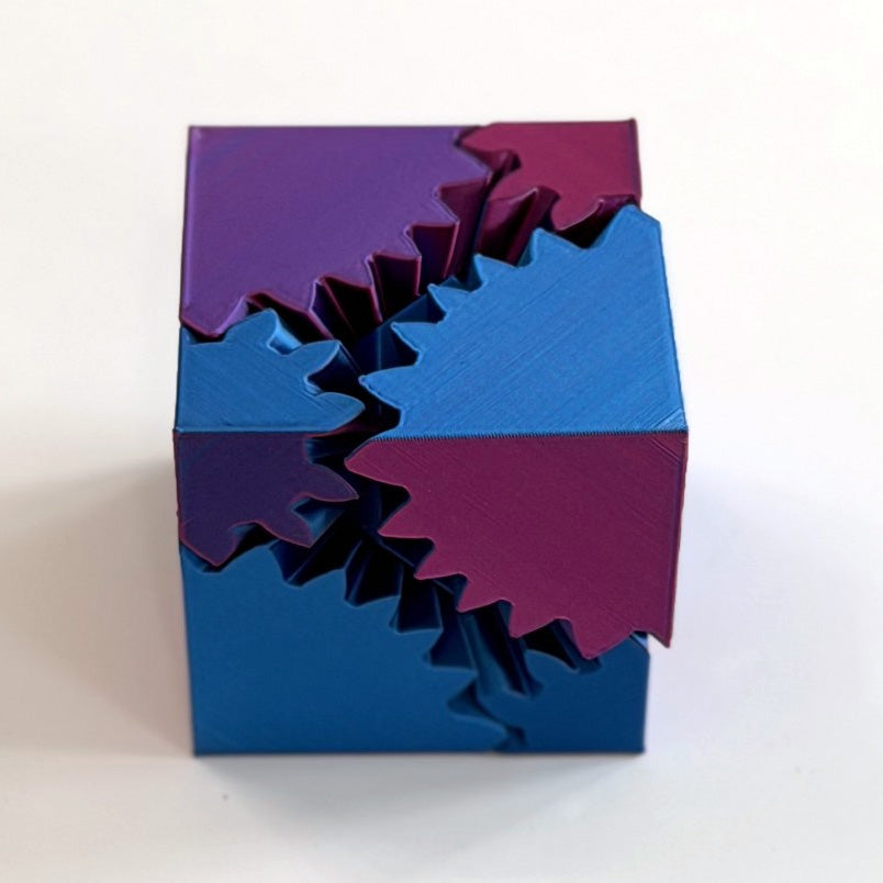 Gear Cube Fidget - 3D Printed