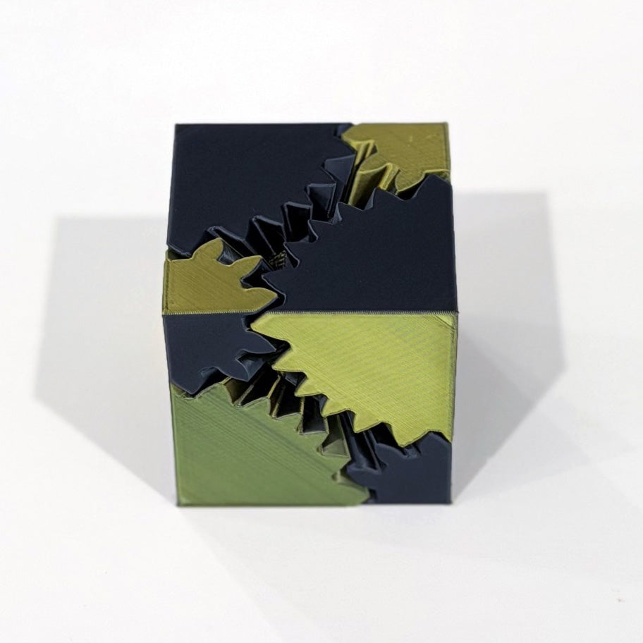 Gear Cube Fidget - 3D Printed