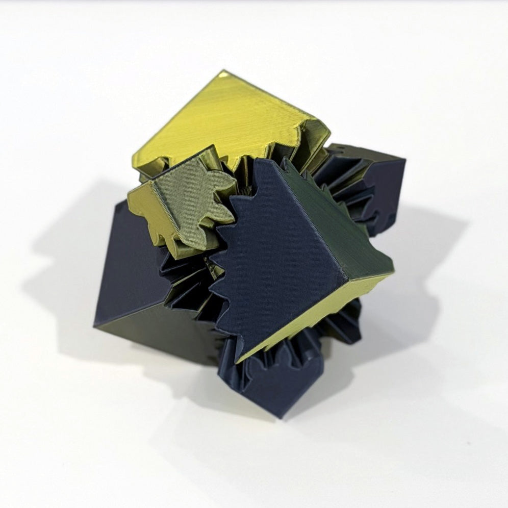 Gear Cube Fidget - 3D Printed