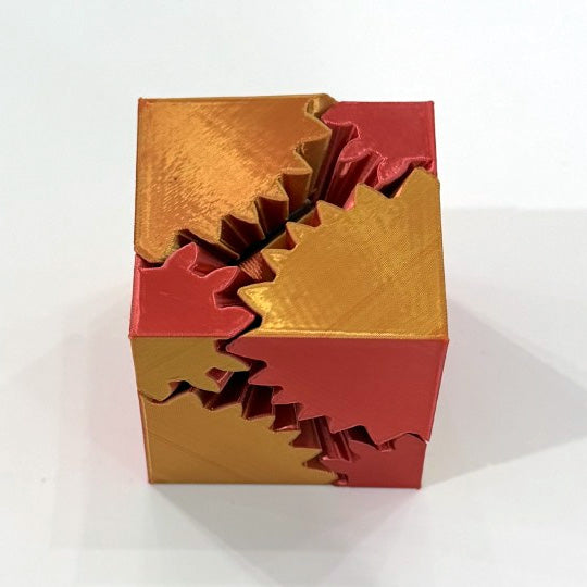 Gear Cube Fidget - 3D Printed