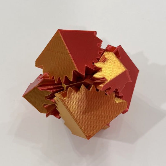 Gear Cube Fidget - 3D Printed