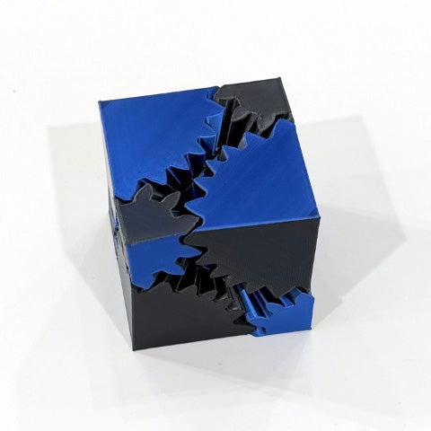 Gear Cube Fidget - 3D Printed