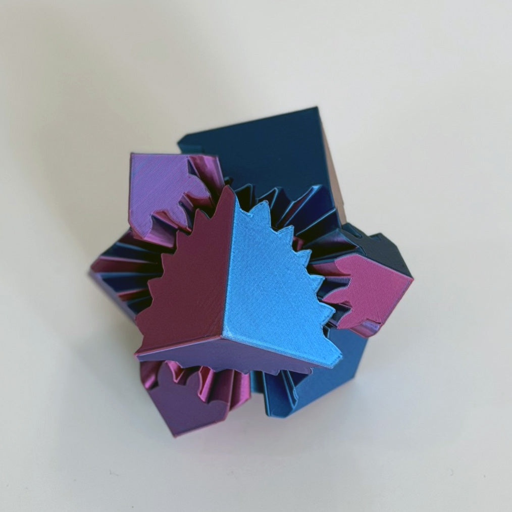 Gear Cube Fidget - 3D Printed
