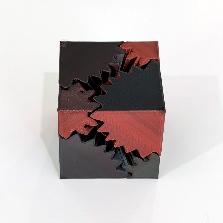 Gear Cube Fidget - 3D Printed