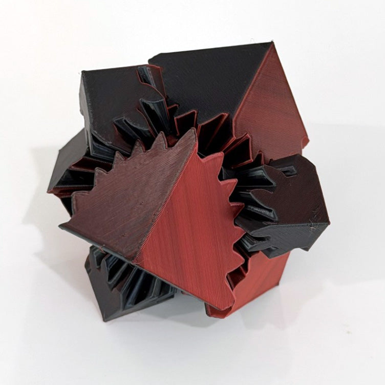Gear Cube Fidget - 3D Printed