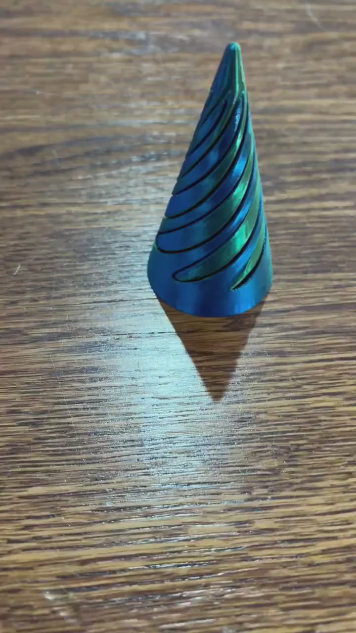 Spiral Cone Fidget - 3D Printed