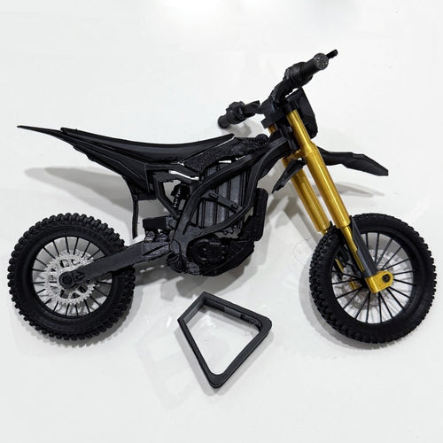 3D Printed Surron Ultra Bee Electric Dirt Bike Model | Working Suspension, Display Stand